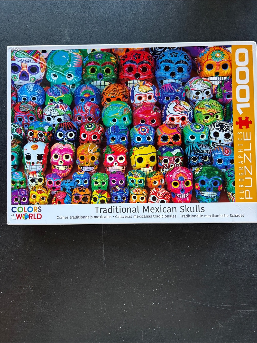 Mexican Skulls- Dia De Los Muertos 1000 piece Puzzle